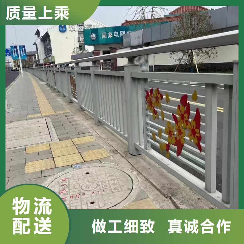 防撞护栏金属梁柱式防撞栏杆厂家质量检测