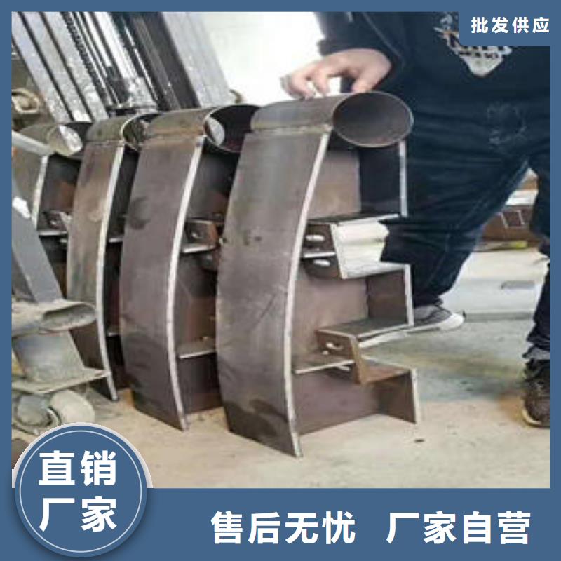 不锈钢碳素钢复合管护栏桥梁护栏立柱细节决定品质