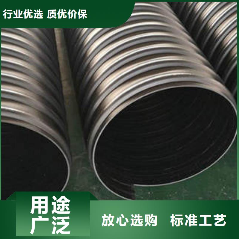 PE钢带增强螺旋波纹管CPVC电力管货源直供
