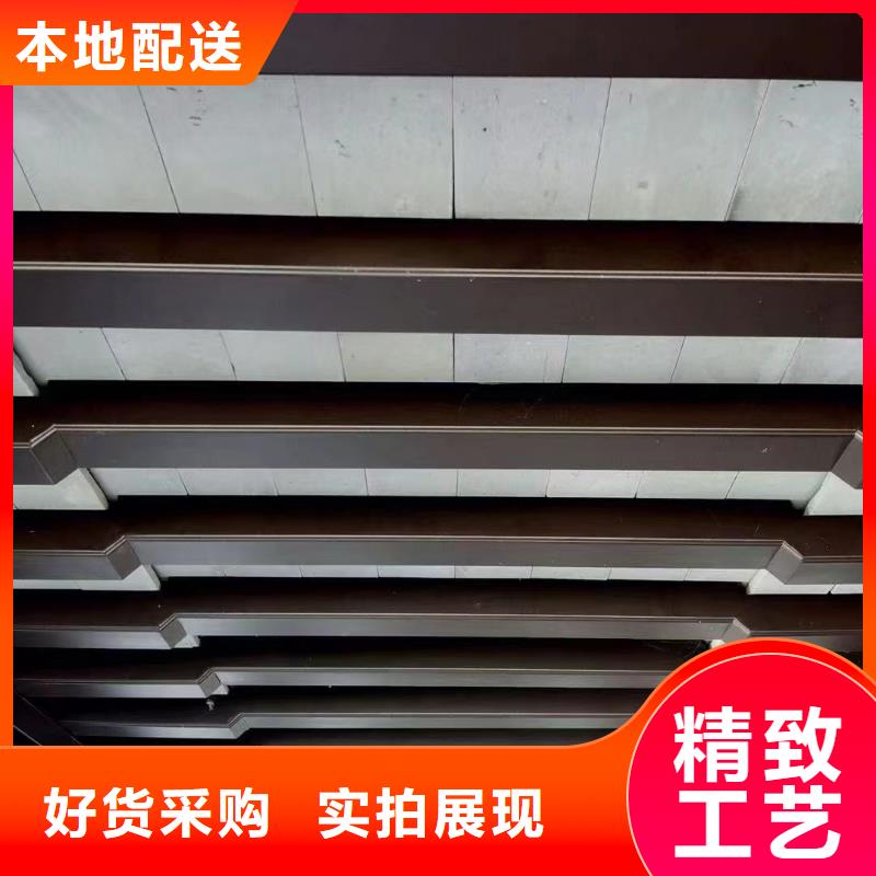中式铝代木古建别墅成品天沟做工精细
