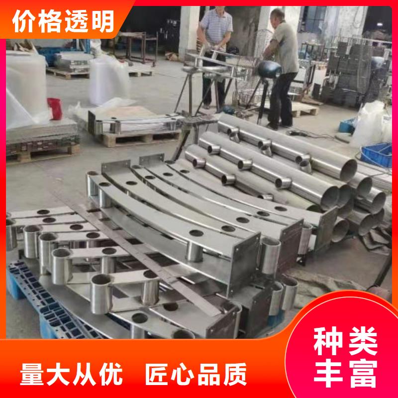 铸造石仿石护栏立柱201不锈钢复合管合作共赢