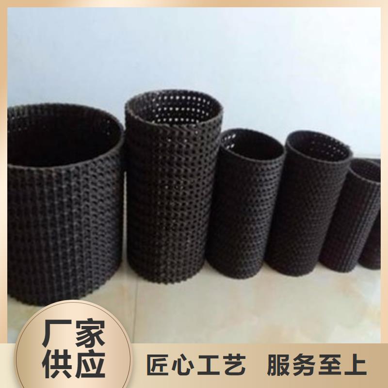 硬式透水管涤纶土工格栅快速物流发货