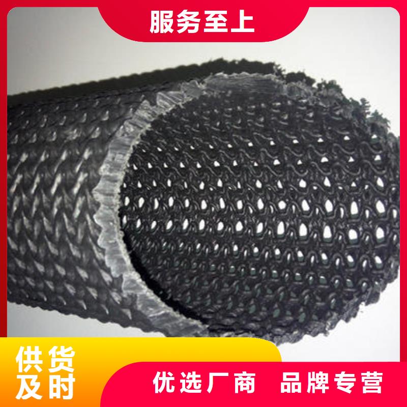 硬式透水管涤纶土工格栅快速物流发货