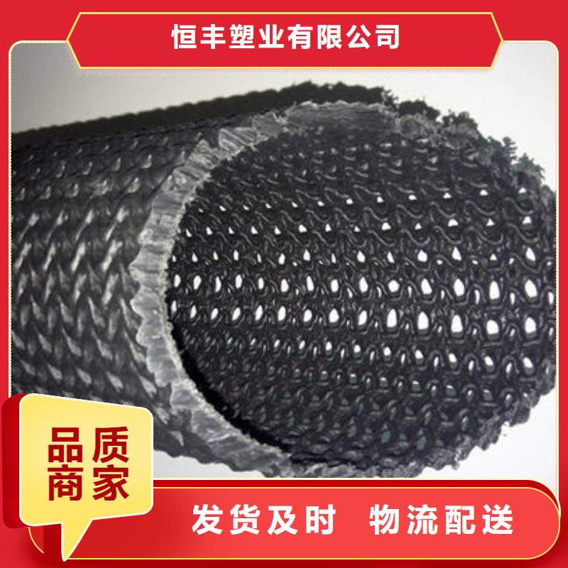 硬式透水管PP焊接土工格栅实力工厂