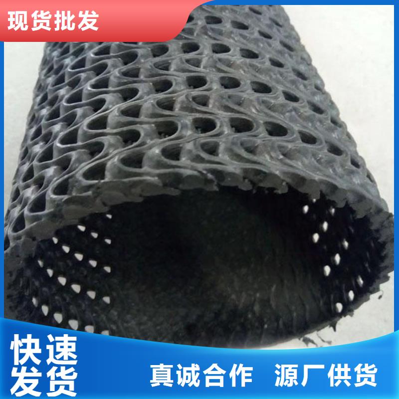 硬式透水管涤纶土工格栅快速物流发货