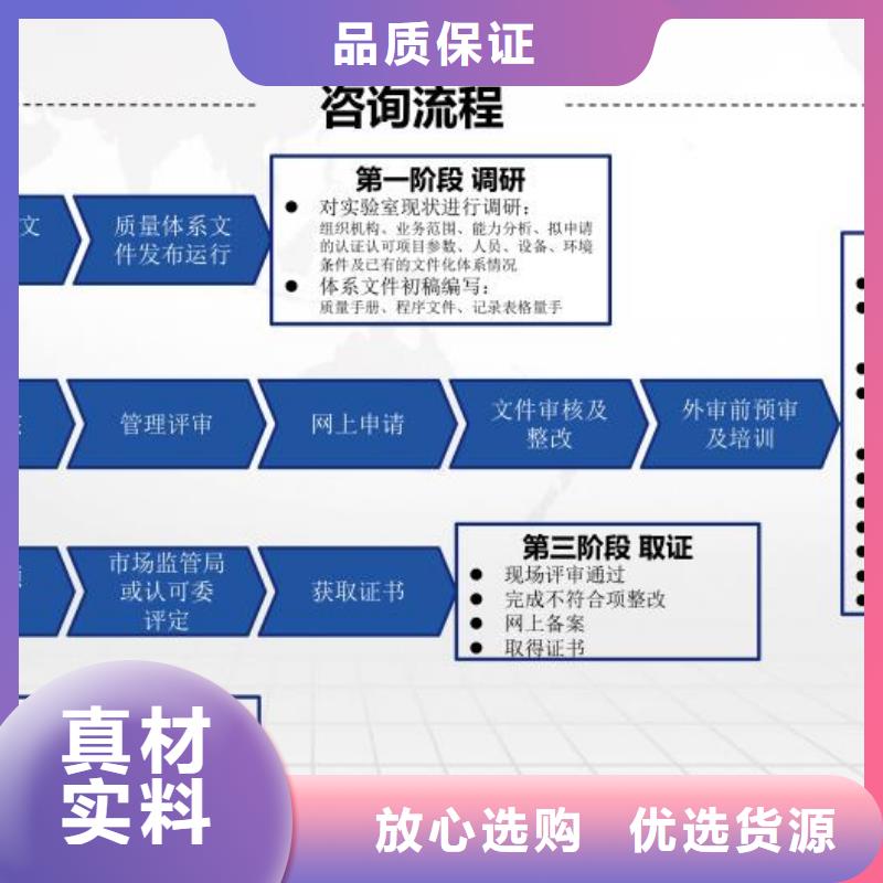 CMA资质认定CNAS认可品类齐全