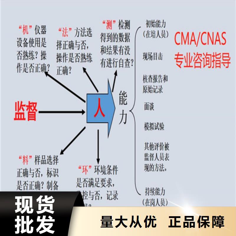 【CNAS实验室认可】CMA费用和人员条件质量上乘