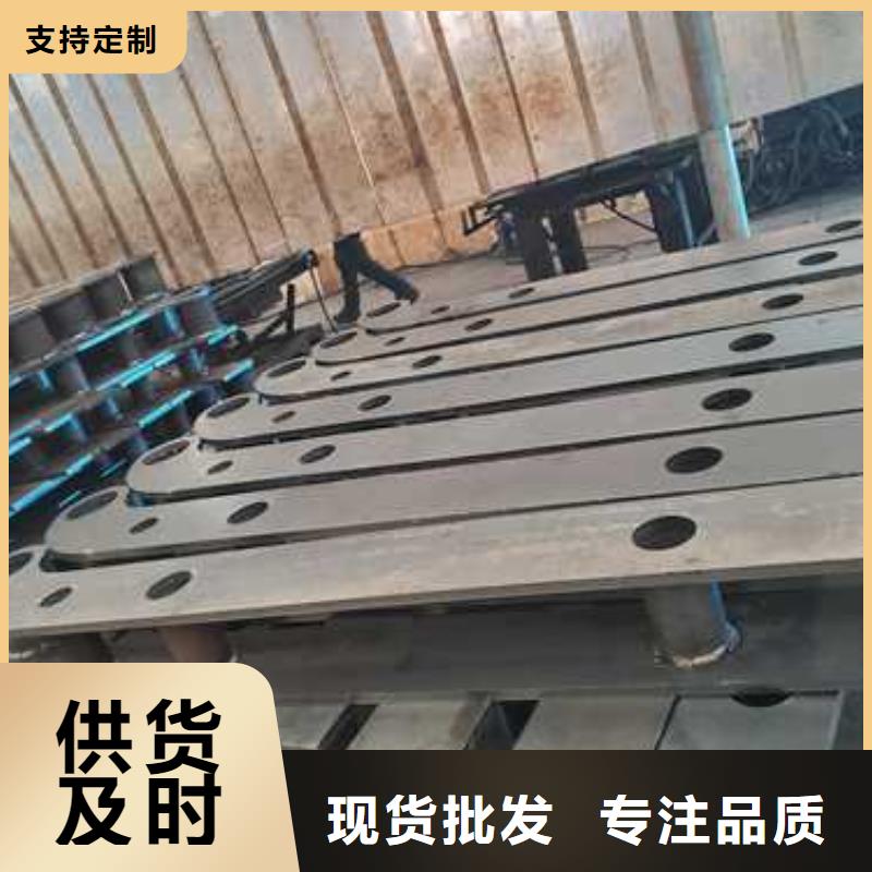 河道护栏防撞护栏立柱实体诚信厂家