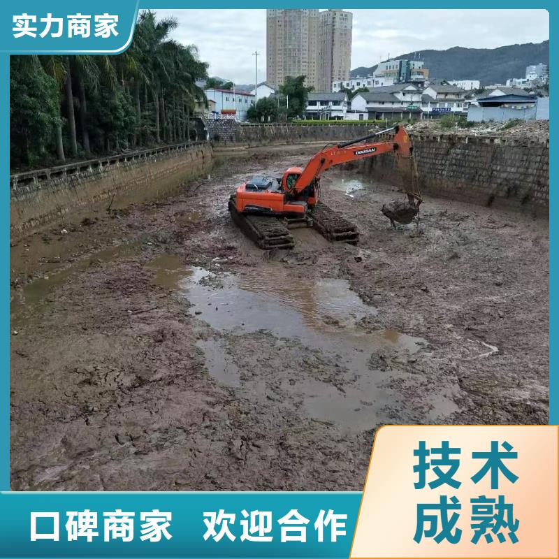 水陆挖掘机水挖机出租价格公道