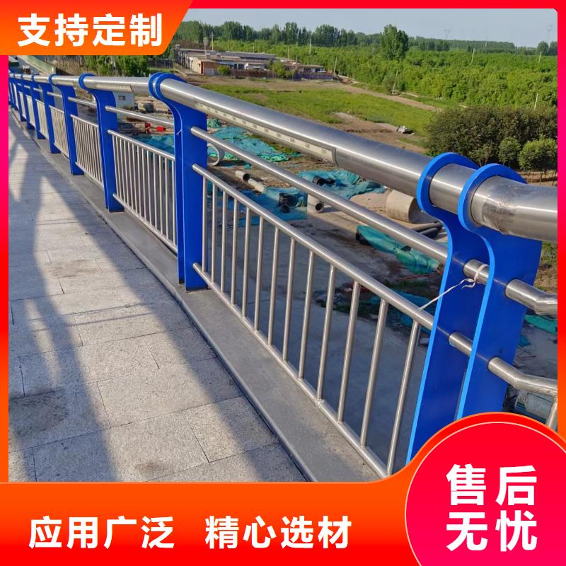 河道隔离栏不锈钢复合管河道护栏哪里可以买到