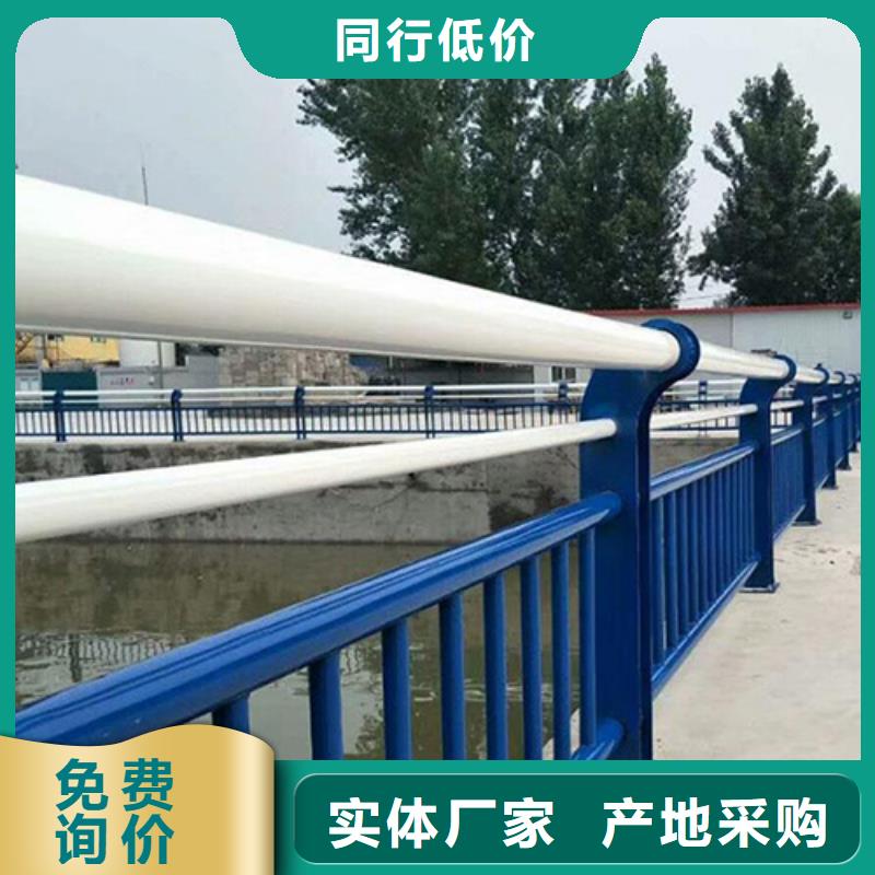 【人行道栏杆】钢背木护栏货源直销