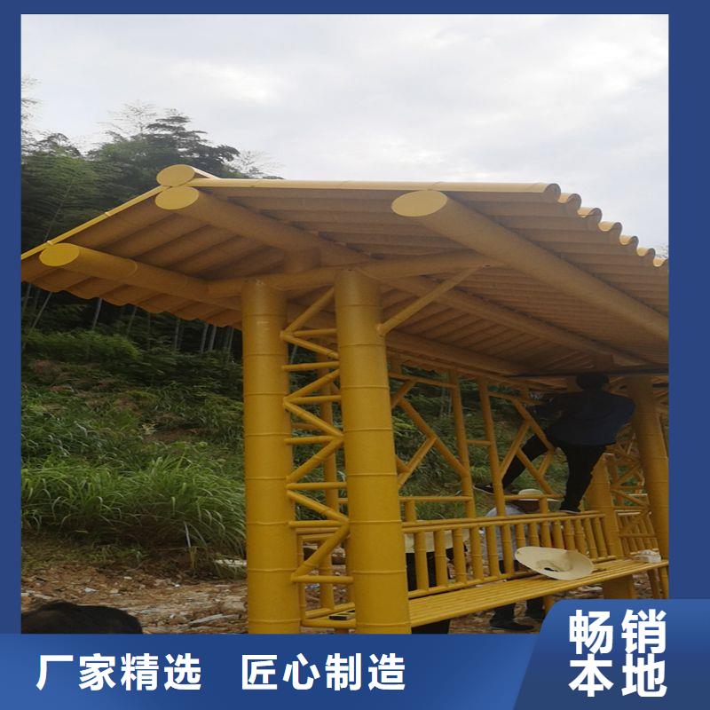 仿古智能自动亮化候车亭性价比高