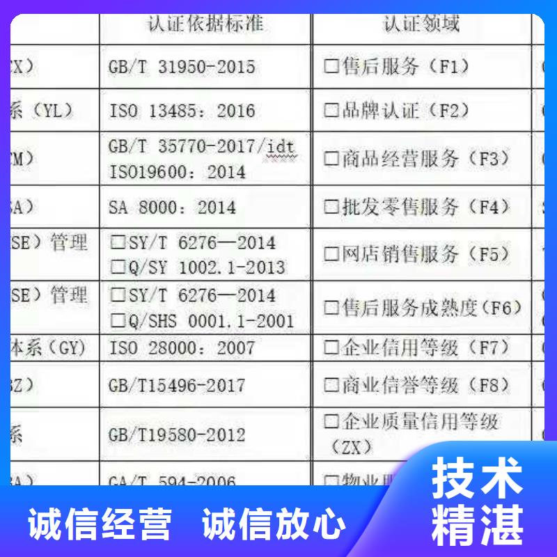 【ISO认证】-企业服务质量评价认证口碑公司