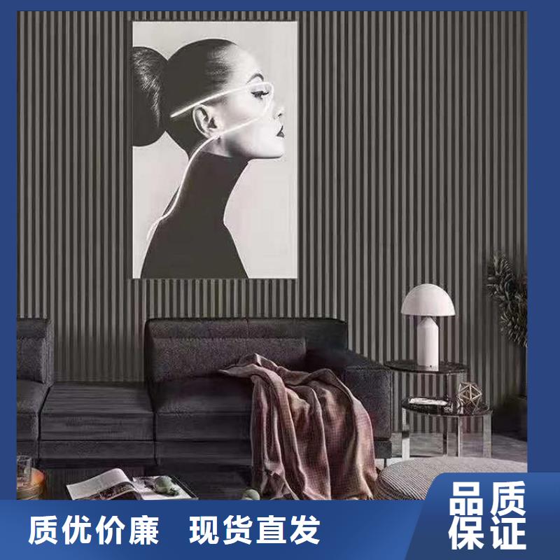 实木格栅石塑集成墙板精工细致打造