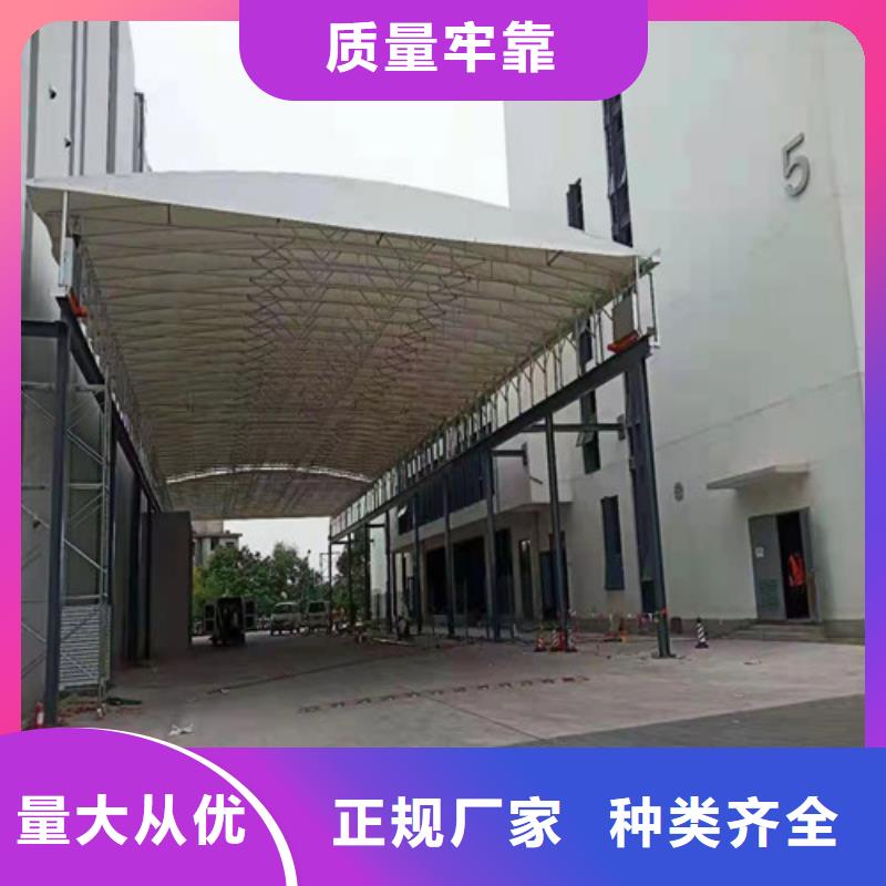 雨蓬推拉篷出厂严格质检