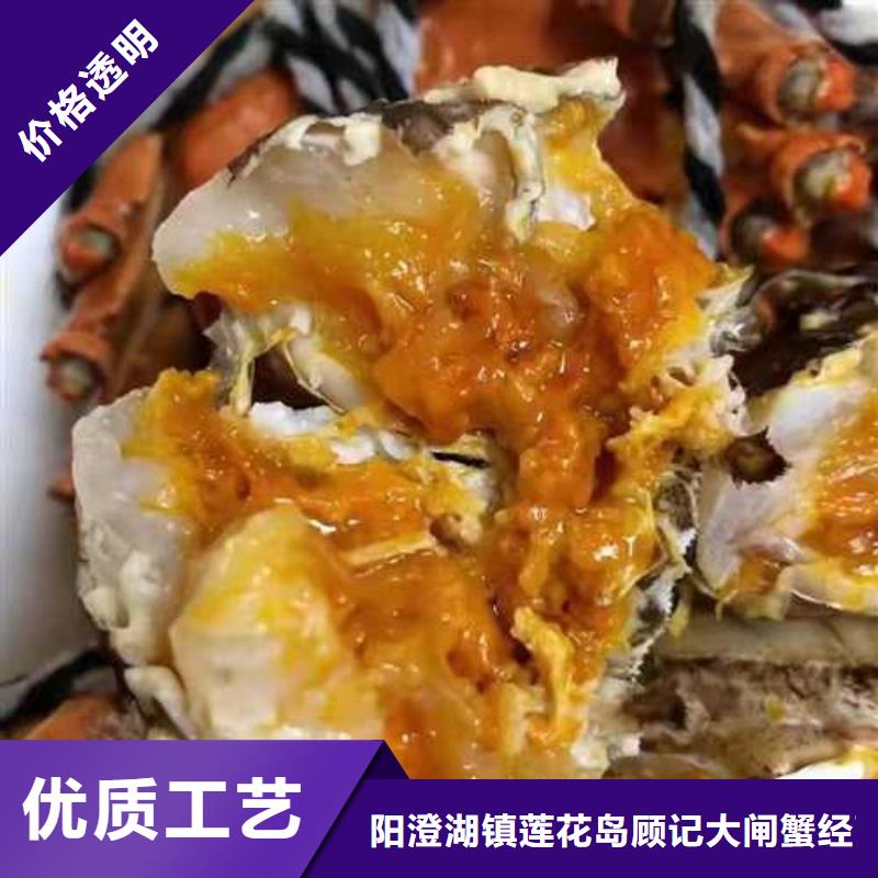 阳澄湖大闸蟹哪里好苏州莲花岛顾记蟹庄