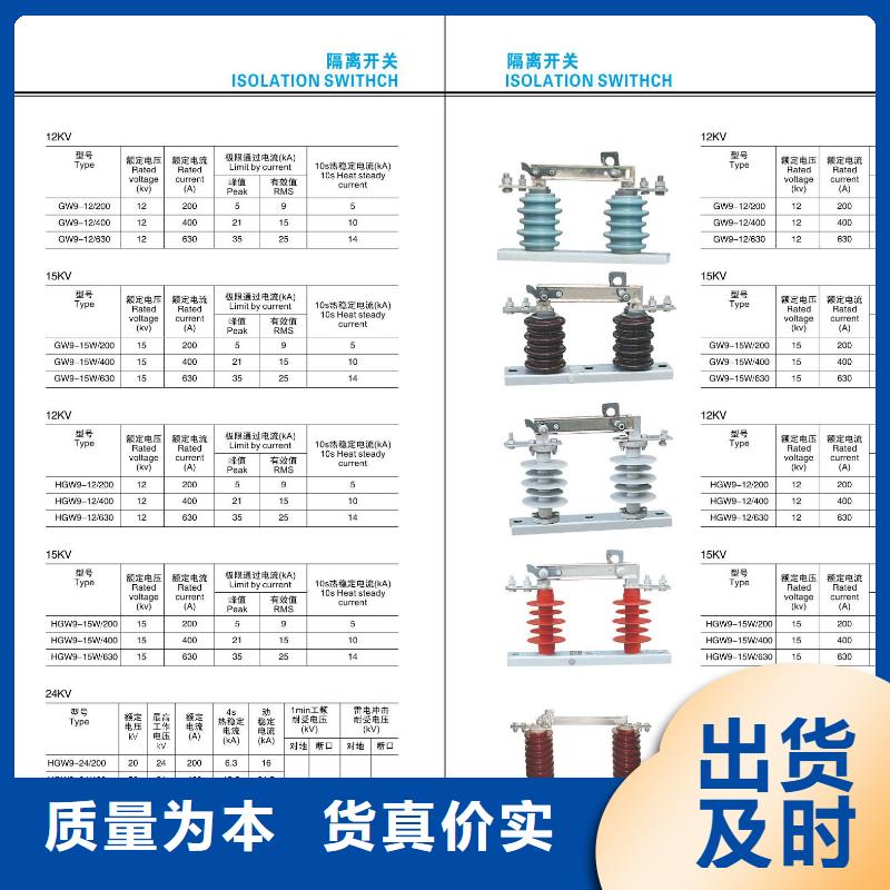 高压隔离开关金属氧化物避雷器产品实拍