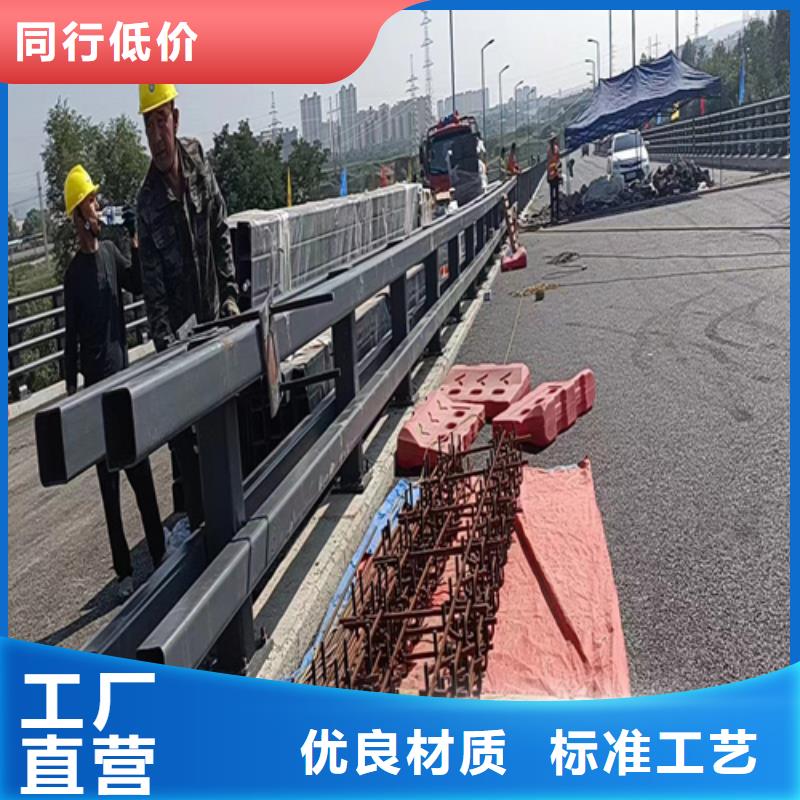 河道护栏【【热镀锌立柱】】多种工艺
