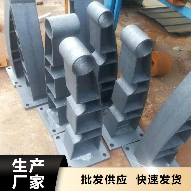 桥梁防撞护栏钢板立柱工厂价格