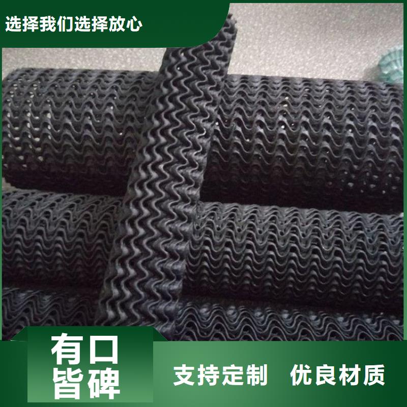 硬式透水管钢塑土工格栅工厂价格