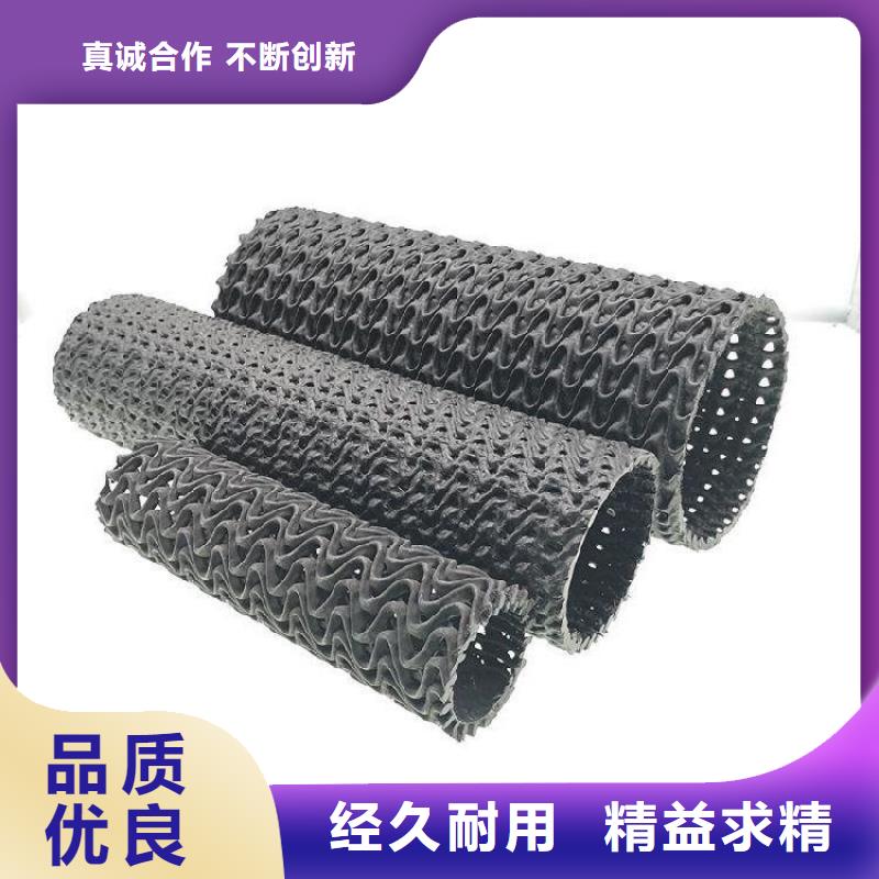 硬式透水管钢塑土工格栅工厂价格