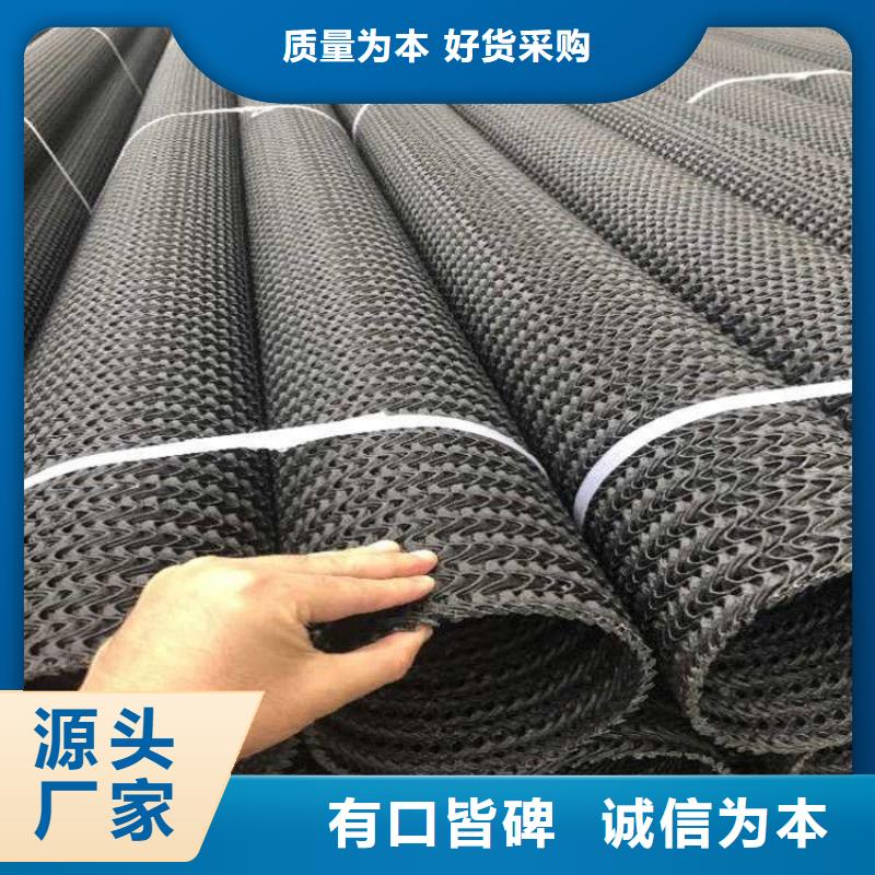 硬式透水管钢塑土工格栅工厂价格