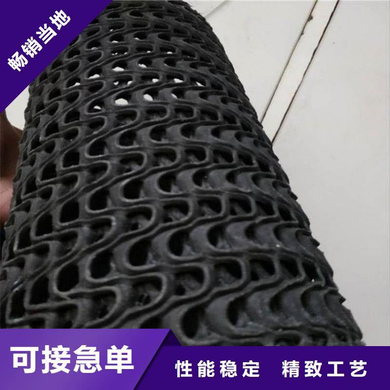 硬式透水管双向塑料土工格栅定制不额外收费