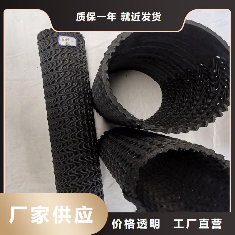 硬式透水管钢塑土工格栅工厂价格