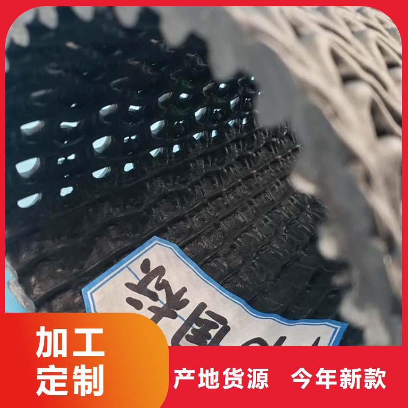硬式透水管钢塑土工格栅工厂价格