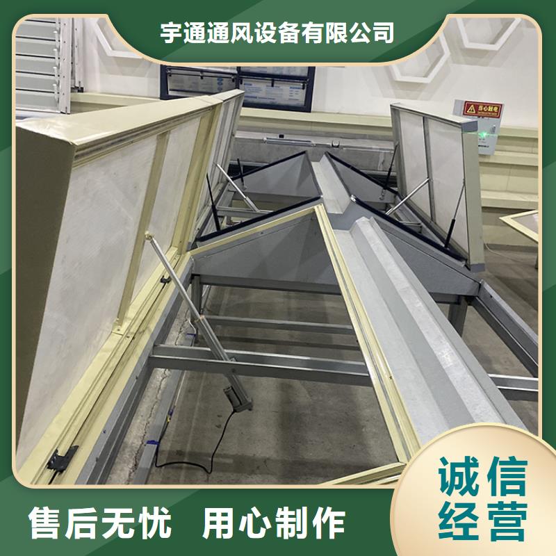 屋顶电动通风自然通风器来厂考察