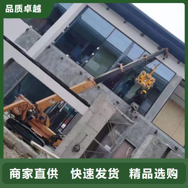 玻璃吸盘电动升降货梯用心制作