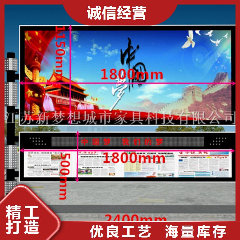 滚动灯箱【价值观广告牌】细节展示