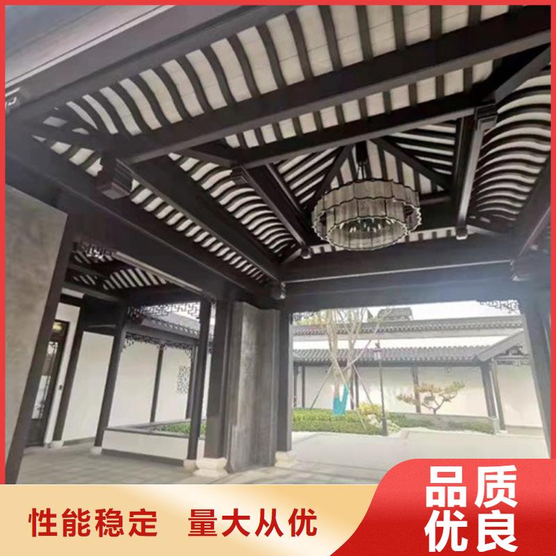 【铝代木古建仿古长廊真诚合作】