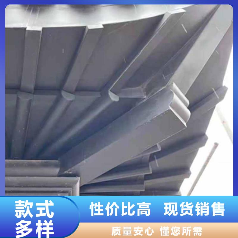 古建亭廊古建美人靠铝来图定制