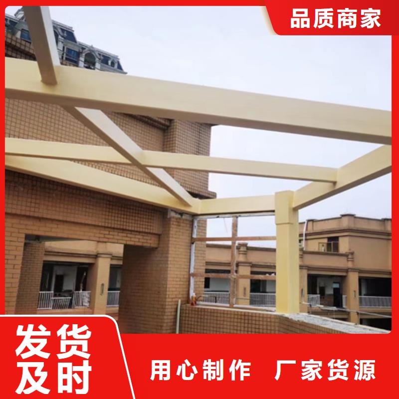 廊架护栏木纹漆，钢结构仿木纹漆，仿古木纹漆施工厂家
