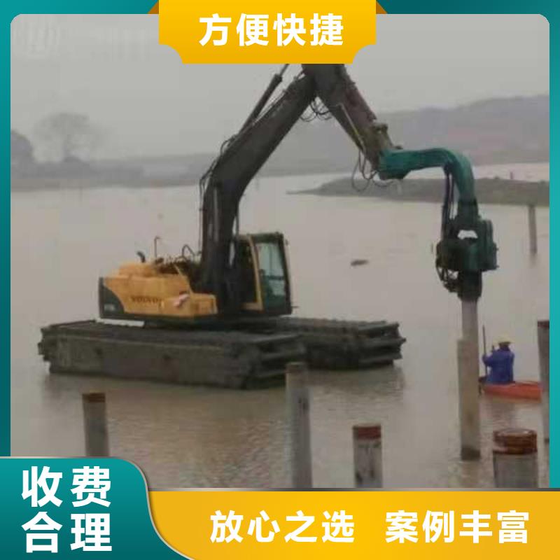 
湿地沼泽地挖掘机租赁报价