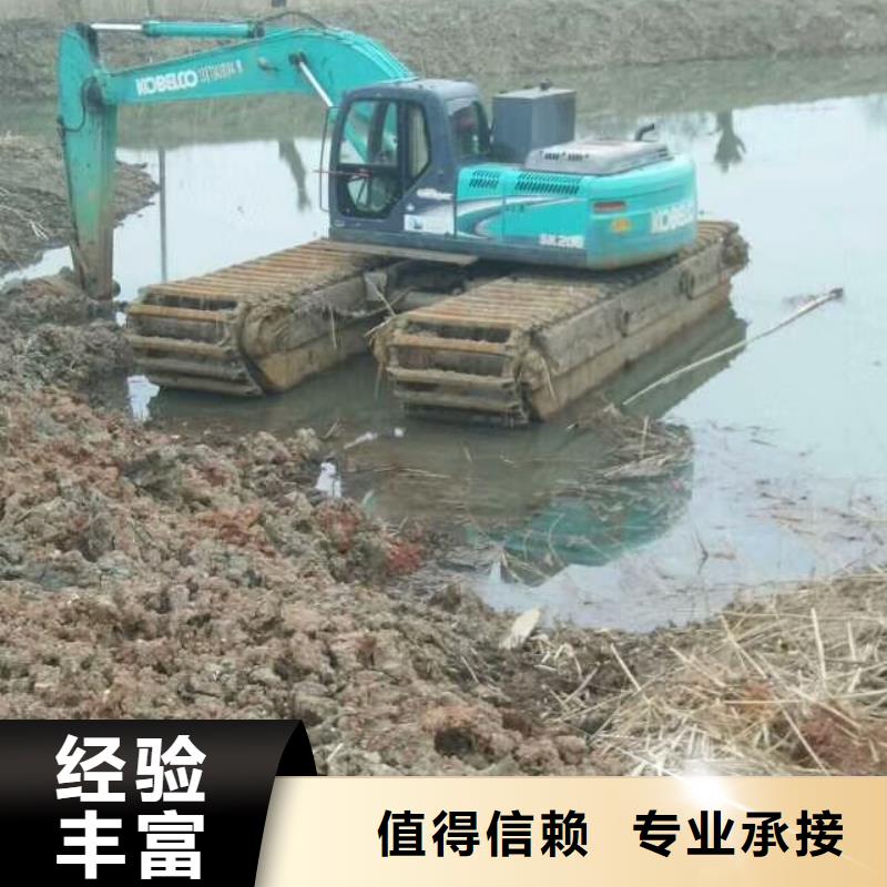 水上挖掘机租赁租赁湿地挖机公司品质保证