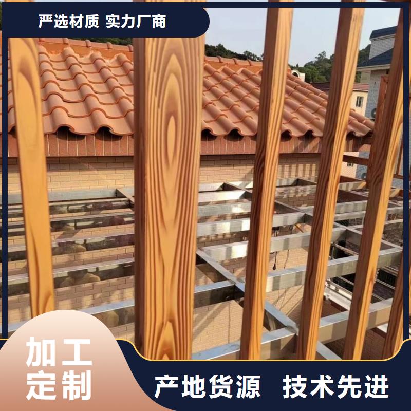 廊架长廊木纹漆全包施工价格质量保证