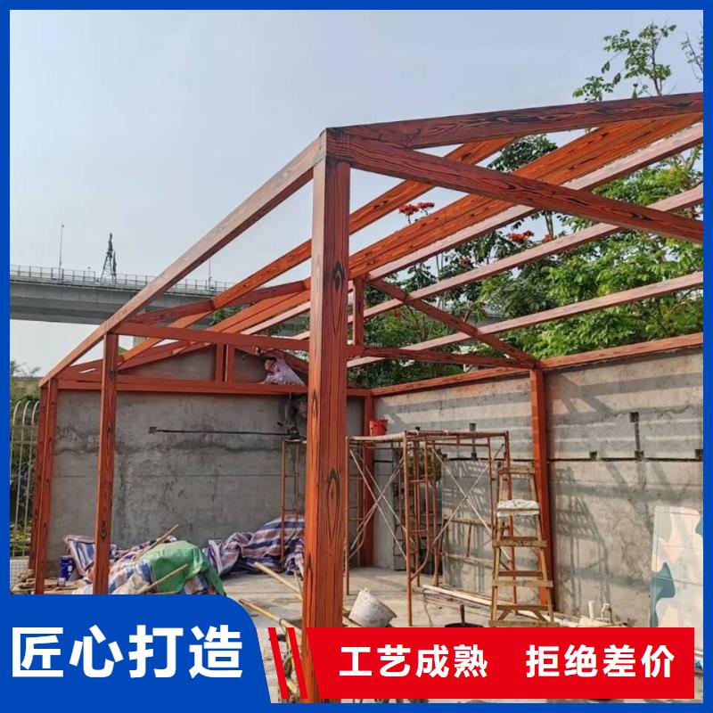 仿古园林建筑木纹漆全包施工价格