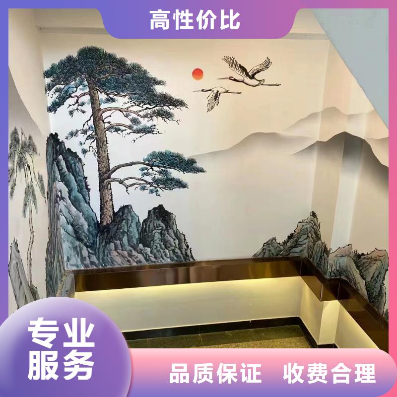 架空层彩绘手绘墙绘画工作室
