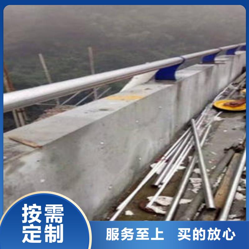 桥梁防撞支架304不锈钢复合管护栏价格质量不佳尽管来找我