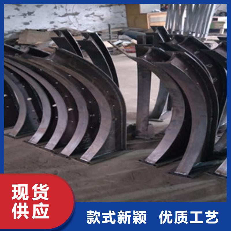 桥梁护栏立柱201不锈钢复合管质检合格出厂