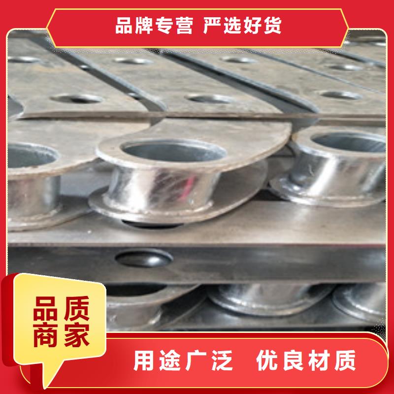 【桥梁护栏立柱不锈钢复合管桥梁护栏厂家0中间商差价】