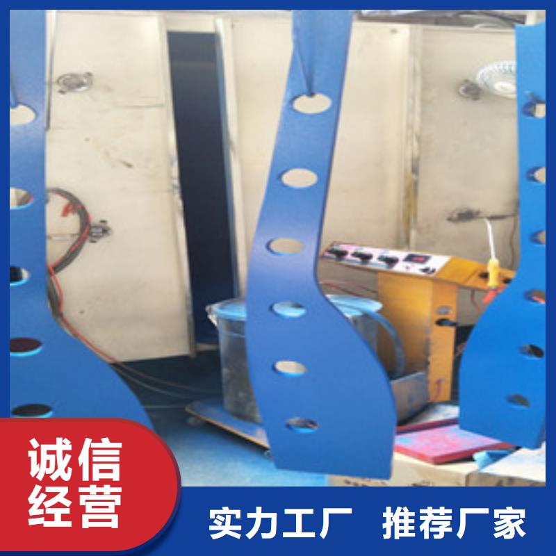 桥梁护栏立柱201不锈钢复合管质检合格出厂