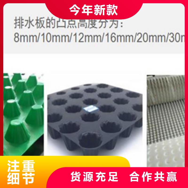 【塑料排水板塑料土工格栅货真价实】