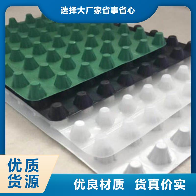 【塑料排水板土工布厂家来图加工定制】