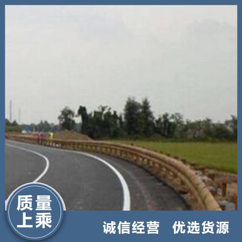 钢背木护栏LED灯光护栏用途广泛