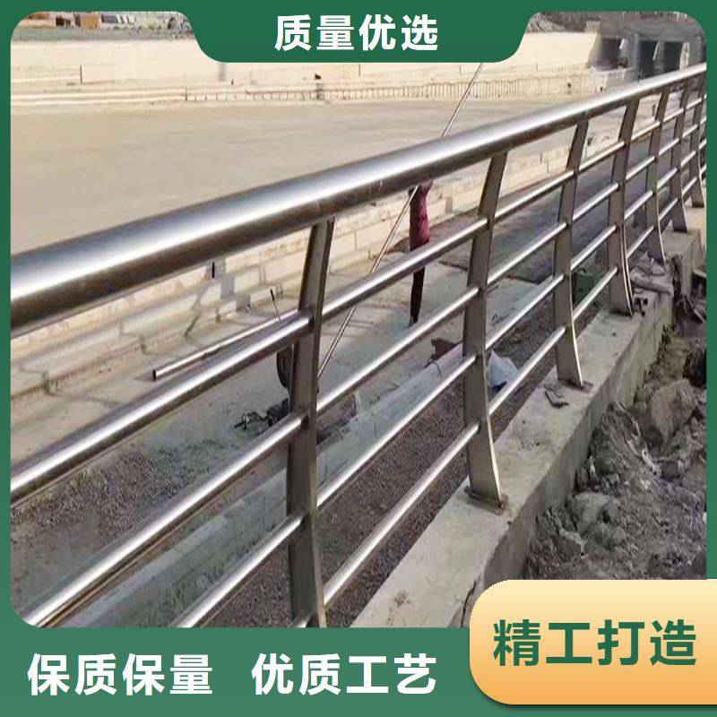 304不锈钢复合管栏杆厂诚信经营原材料把控严格不锈钢防撞护栏