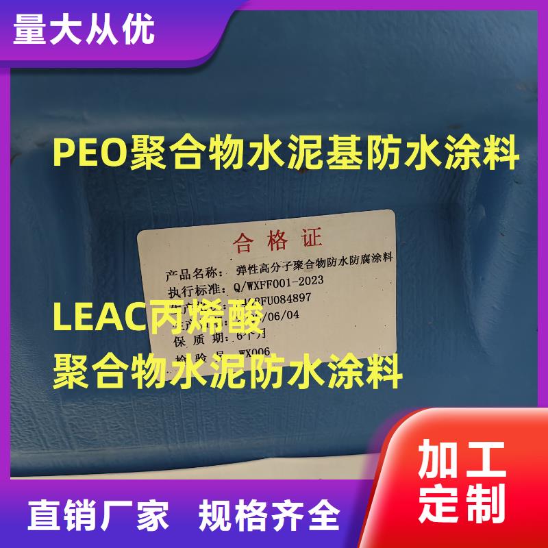 PEO聚合物水泥防水涂料用好材做好产品实体聚合物防腐砂浆